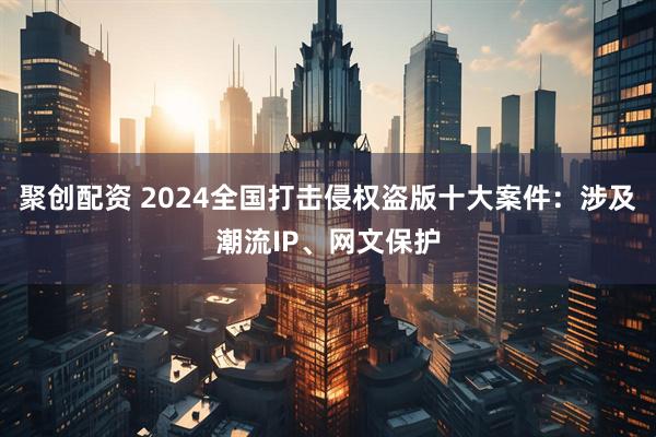 聚创配资 2024全国打击侵权盗版十大案件：涉及潮流IP、网文保护